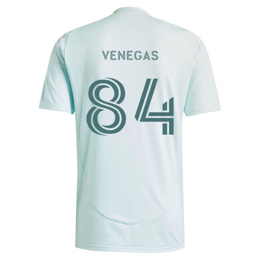 Danxen Homem Camisola Pedro Venegas #84 Branco Verde Claro Alternativa 2026/27 Camisa