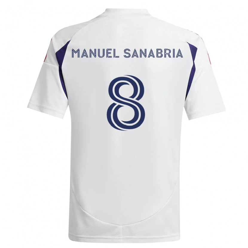 Danxen Homem Camisola Juan Manuel Sanabria #8 Azul Real Vermelho Marrom Alternativa 2026/27 Camisa
