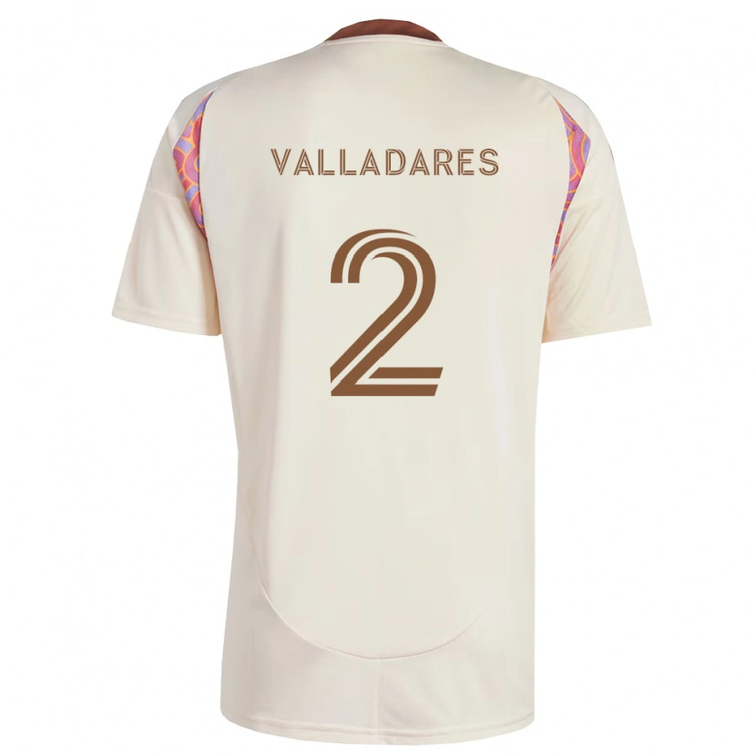 Danxen Homem Camisola Edenilson Valladares #2 Rosa Off-White Alternativa 2026/27 Camisa