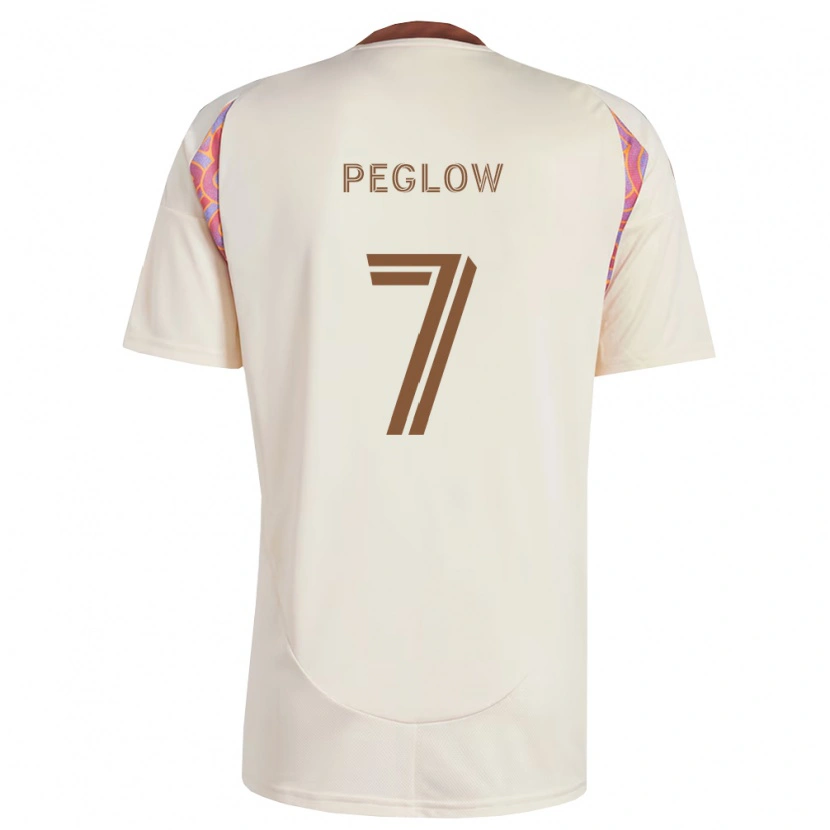 Danxen Homem Camisola João Gabriel Martins Peglow #7 Rosa Off-White Alternativa 2026/27 Camisa