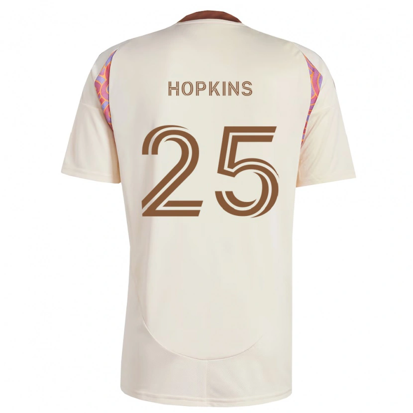 Danxen Homem Camisola Jackson Hopkins #25 Rosa Off-White Alternativa 2026/27 Camisa