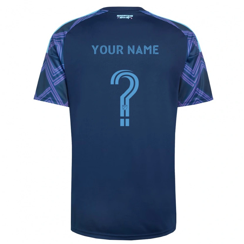 Danxen Homem Camisola Seu Nome #0 Azul Real Roxo Alternativa 2026/27 Camisa