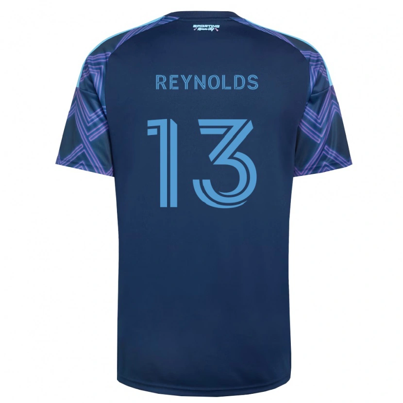 Danxen Homem Camisola Justin Reynolds #13 Azul Real Roxo Alternativa 2026/27 Camisa