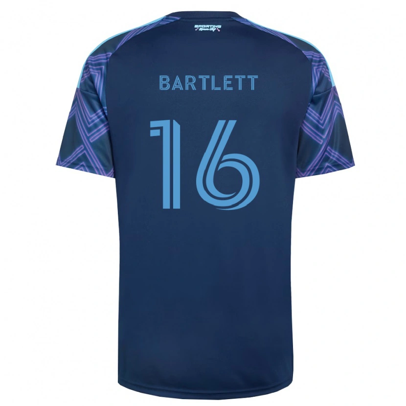 Danxen Homem Camisola Jacob Bartlett #16 Azul Real Roxo Alternativa 2026/27 Camisa
