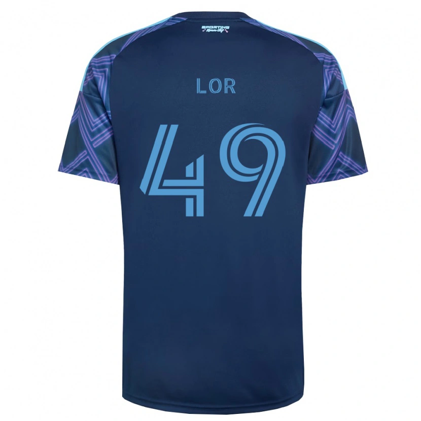 Danxen Homem Camisola Troy Lor #49 Azul Real Roxo Alternativa 2026/27 Camisa
