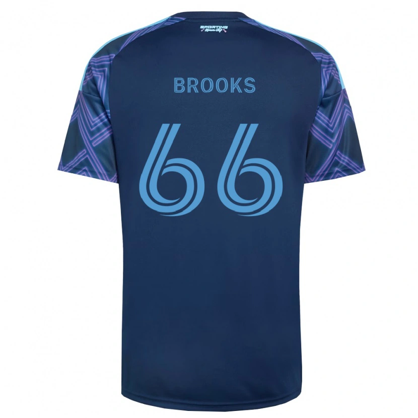 Danxen Homem Camisola Edson Brooks #66 Azul Real Roxo Alternativa 2026/27 Camisa