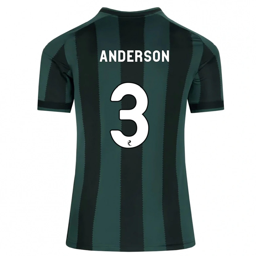 Danxen Homem Camisola Matthew Anderson #3 Cinza Ardósia Escuro Preto Alternativa 2026/27 Camisa