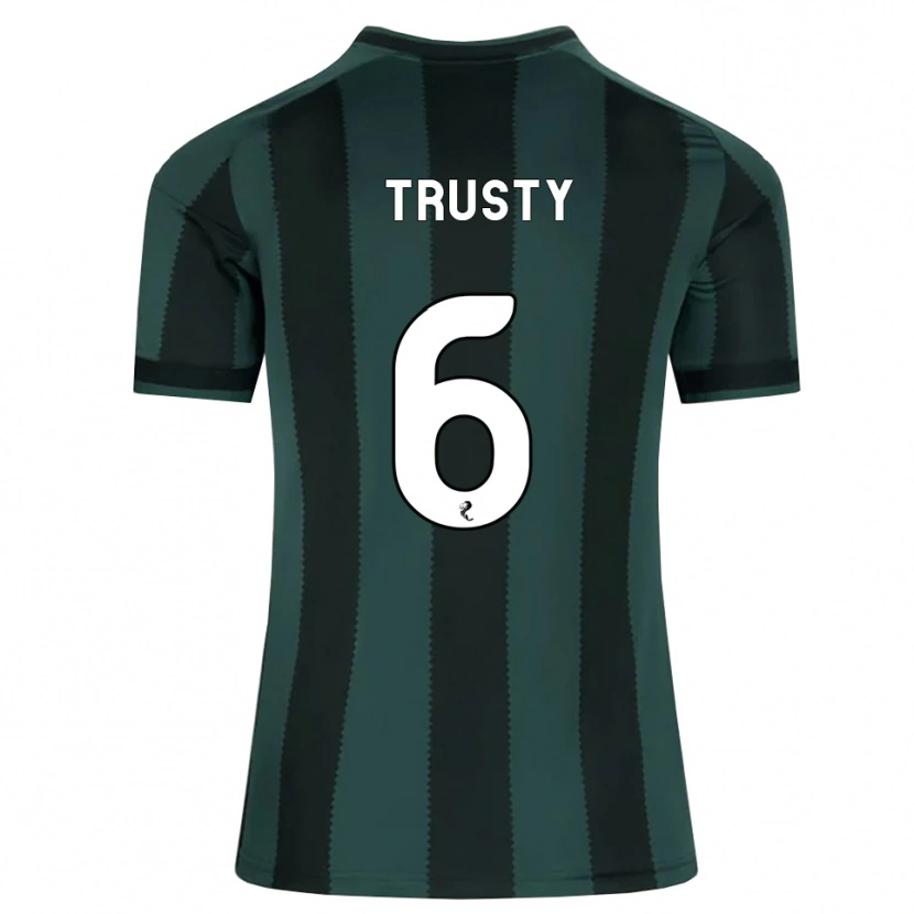 Danxen Homem Camisola Auston Trusty #6 Cinza Ardósia Escuro Preto Alternativa 2026/27 Camisa