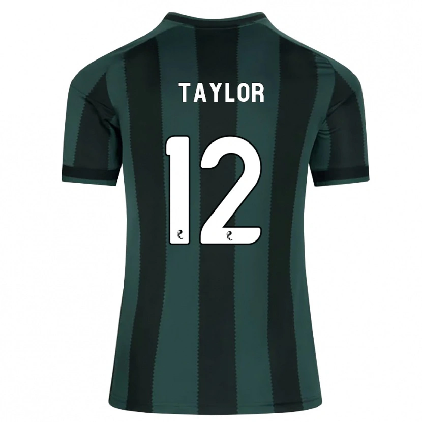 Danxen Homem Camisola Aodhan Taylor #12 Cinza Ardósia Escuro Preto Alternativa 2026/27 Camisa
