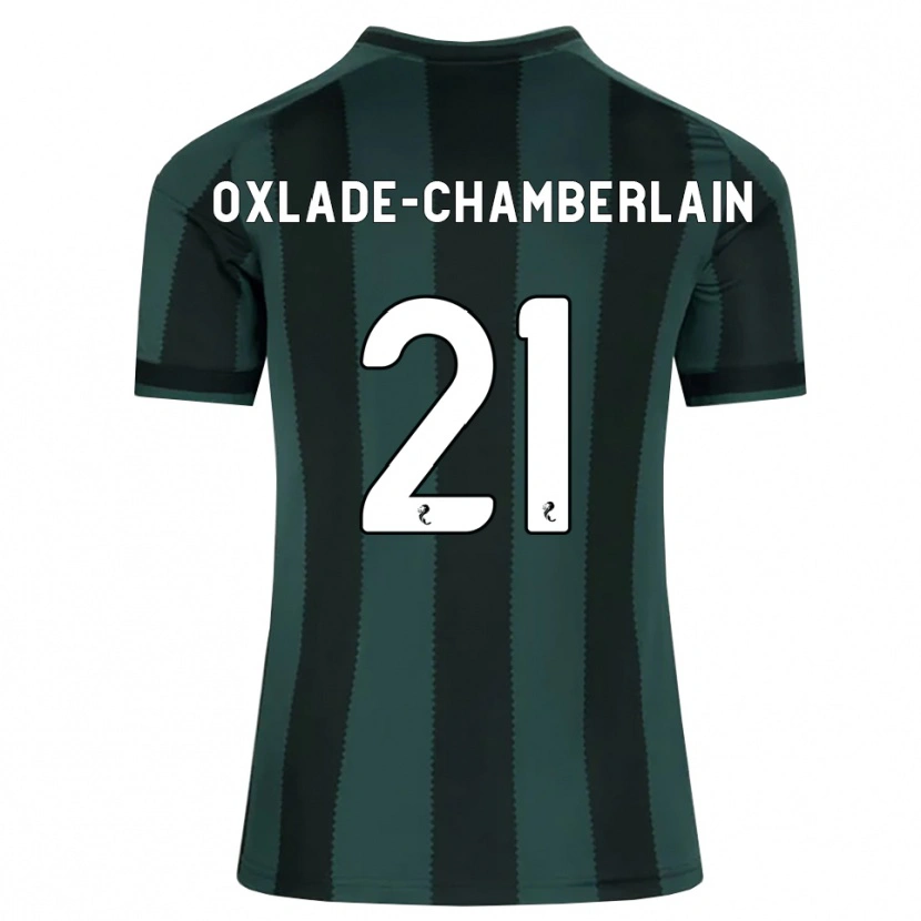 Danxen Homem Camisola Alex Oxlade-Chamberlain #21 Cinza Ardósia Escuro Preto Alternativa 2026/27 Camisa