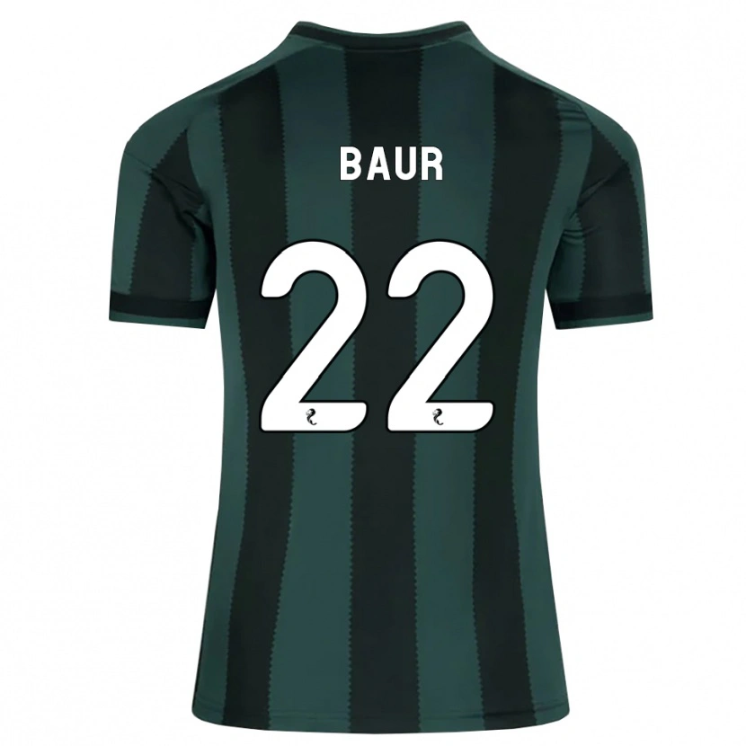 Danxen Homem Camisola Mika Baur #22 Cinza Ardósia Escuro Preto Alternativa 2026/27 Camisa