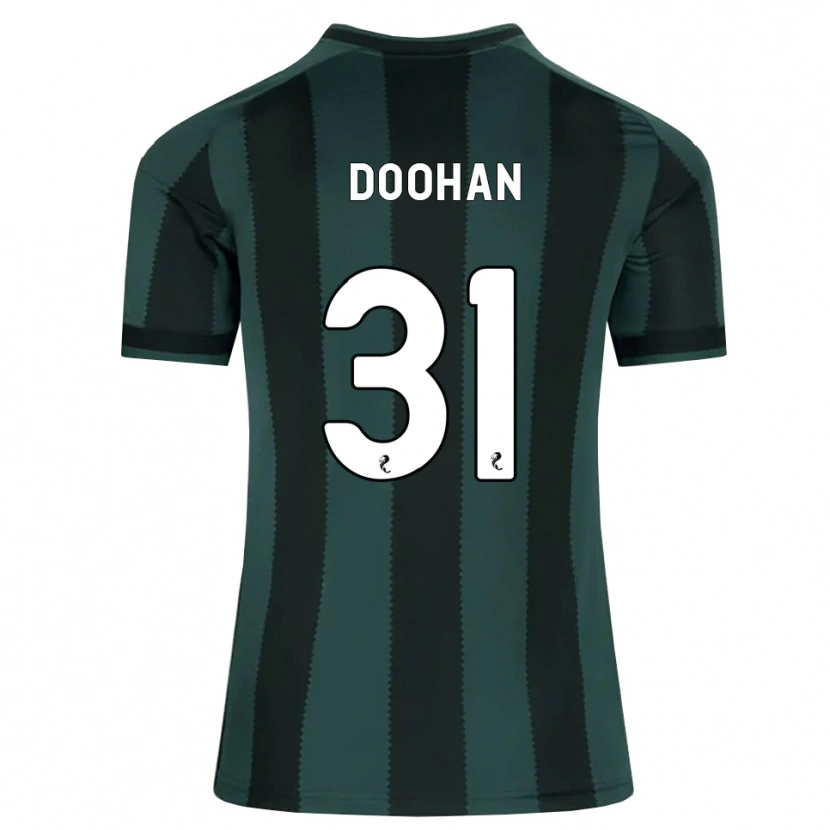 Danxen Homem Camisola Ross Doohan #31 Cinza Ardósia Escuro Preto Alternativa 2026/27 Camisa