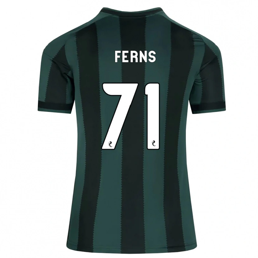 Danxen Homem Camisola Abbie Ferns #71 Cinza Ardósia Escuro Preto Alternativa 2026/27 Camisa