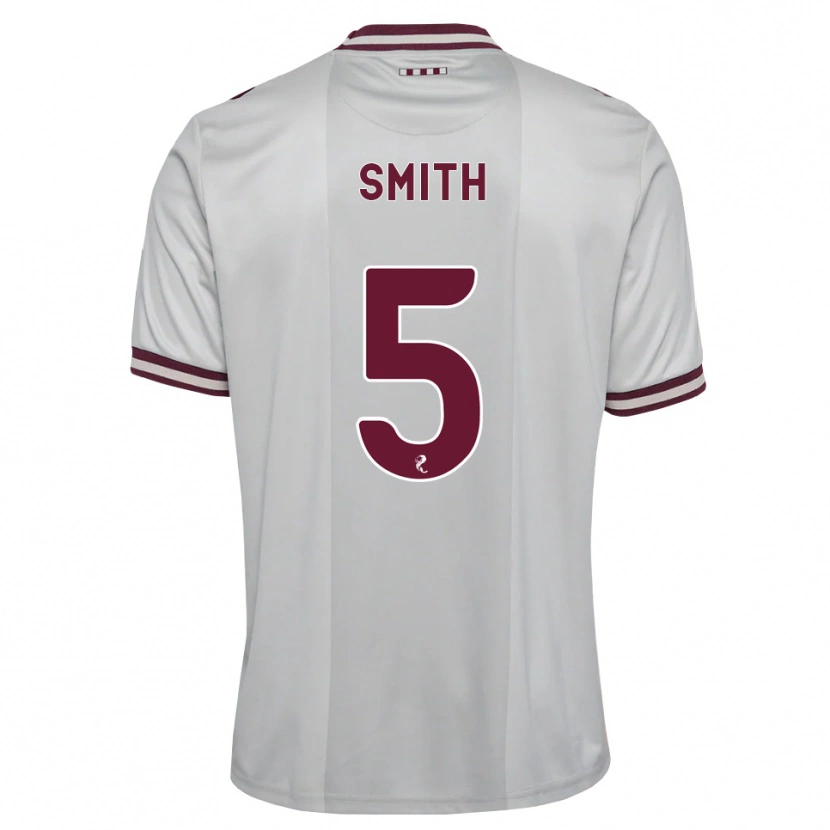 Danxen Homem Camisola Lucas Smith #5 Branco Borgonha Alternativa 2026/27 Camisa