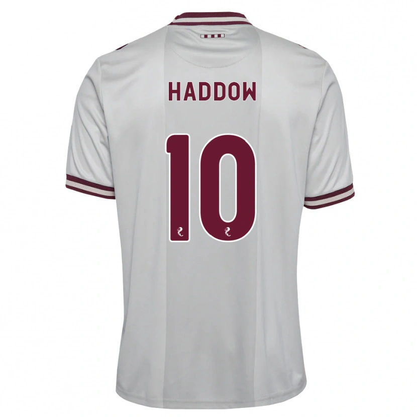 Danxen Homem Camisola Aiden Haddow #10 Branco Borgonha Alternativa 2026/27 Camisa