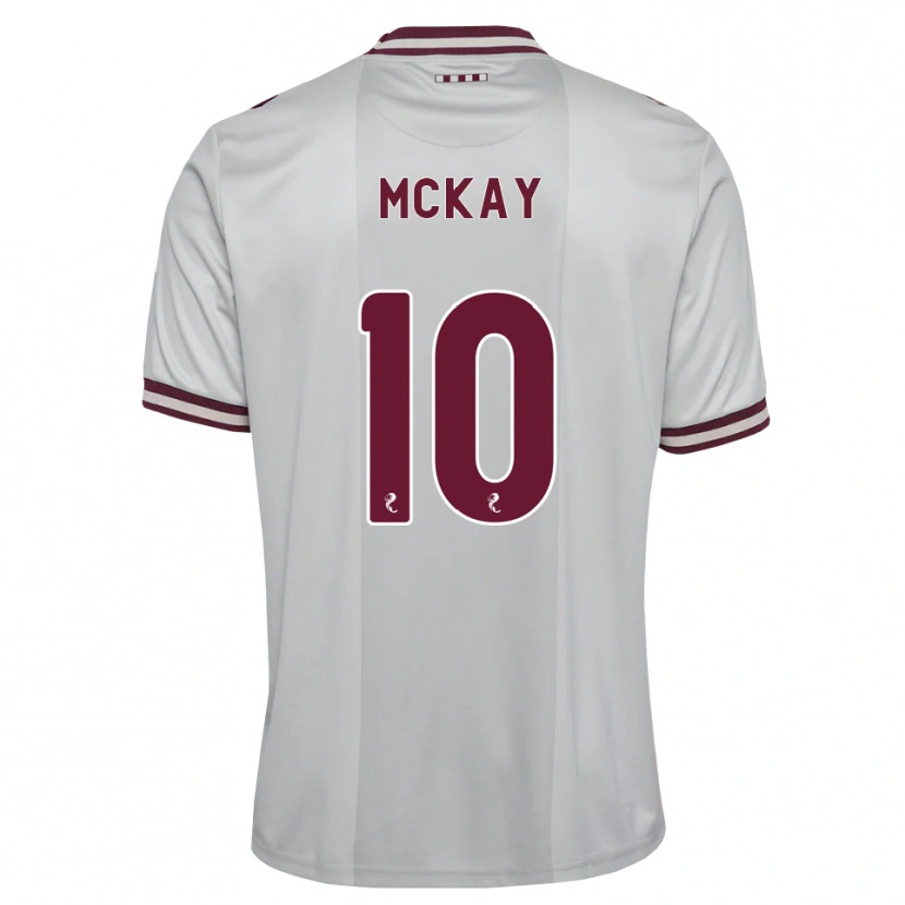Danxen Homem Camisola Barrie Mckay #10 Branco Borgonha Alternativa 2026/27 Camisa