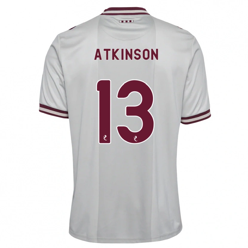 Danxen Homem Camisola Nathaniel Atkinson #13 Branco Borgonha Alternativa 2026/27 Camisa