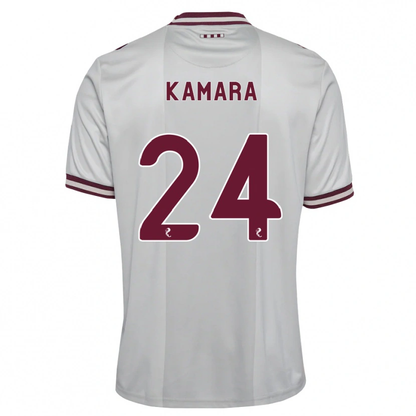 Danxen Homem Camisola Mj Kamson-Kamara #24 Branco Borgonha Alternativa 2026/27 Camisa