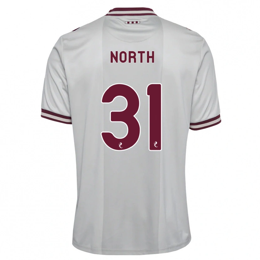 Danxen Homem Camisola Tommy North #31 Branco Borgonha Alternativa 2026/27 Camisa