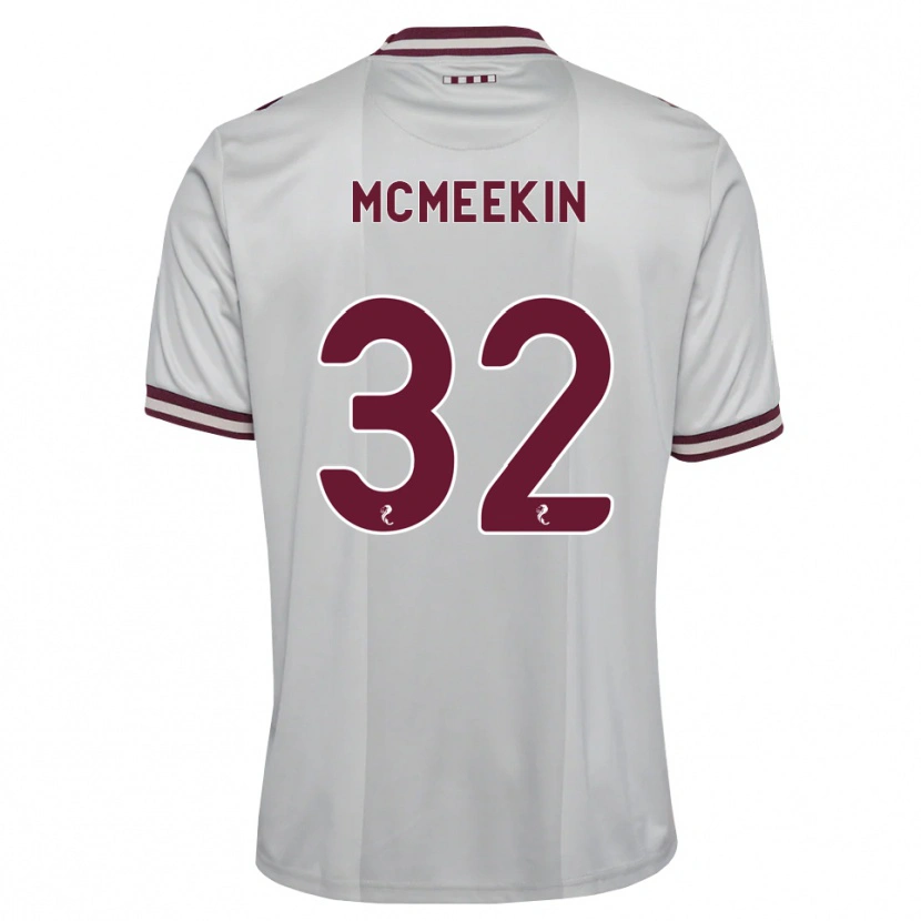 Danxen Homem Camisola Keir Mcmeekin #32 Branco Borgonha Alternativa 2026/27 Camisa