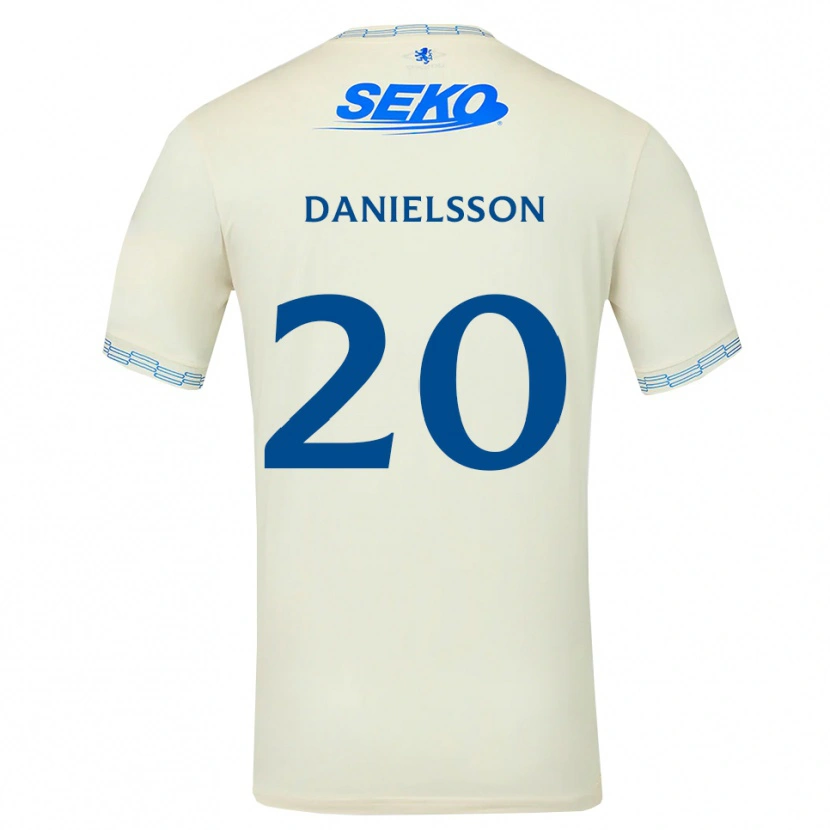 Danxen Homem Camisola Jenny Julia Danielsson #20 Azul Céu Profundo Branco Alternativa 2026/27 Camisa