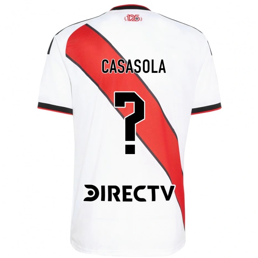 Danxen Mulher Camisola Nahuel Ignacio Casasola #0 Vermelho Branco Preto Principal 2026/27 Camisa