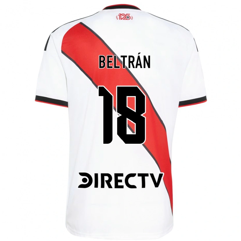 Danxen Mulher Camisola Lucas Beltrán #18 Vermelho Branco Preto Principal 2026/27 Camisa