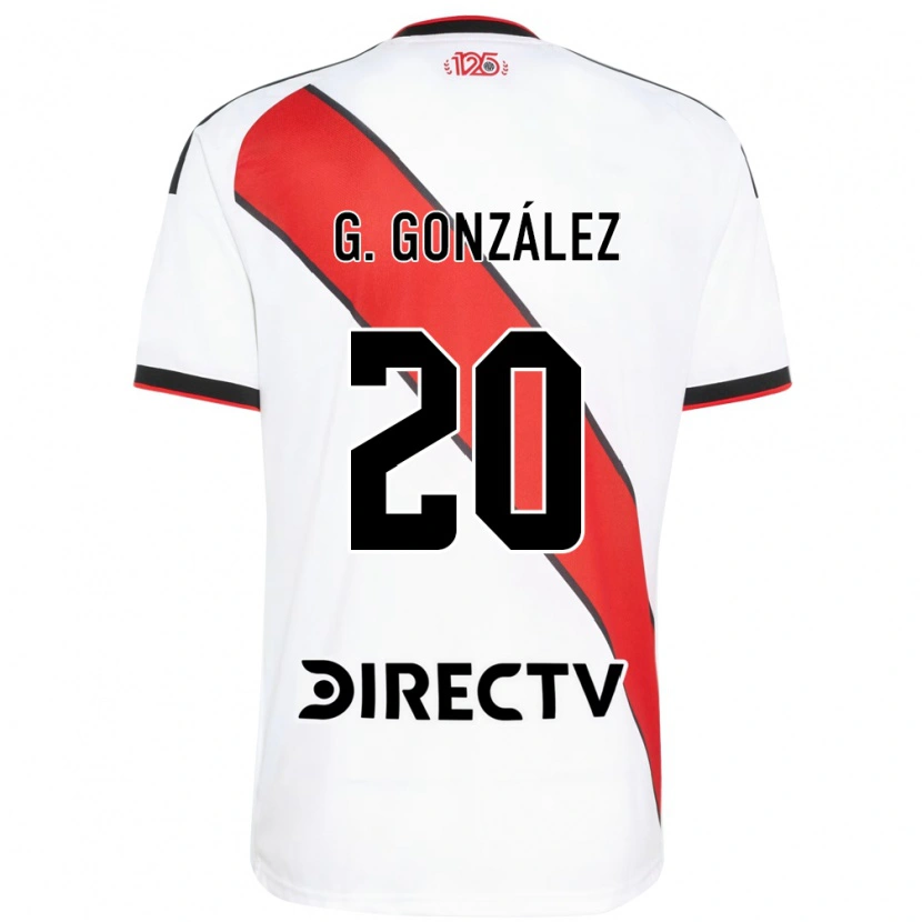 Danxen Mulher Camisola Giovanni González #20 Vermelho Branco Preto Principal 2026/27 Camisa