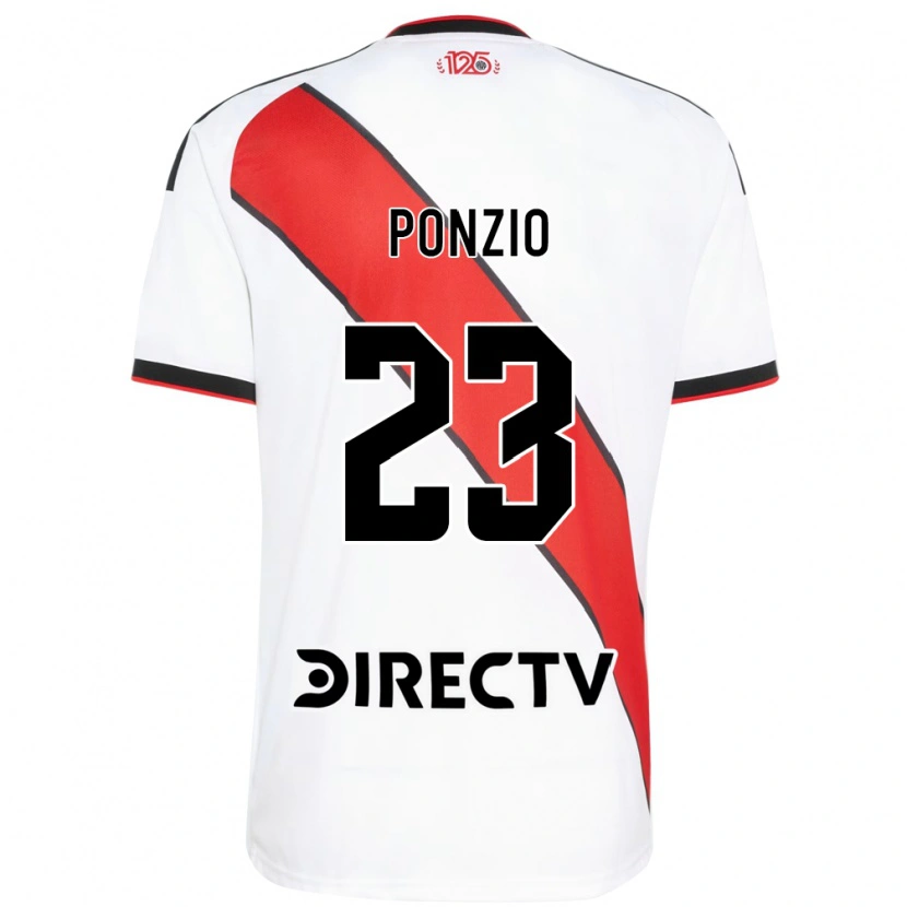 Danxen Mulher Camisola Leonardo Ponzio #23 Vermelho Branco Preto Principal 2026/27 Camisa