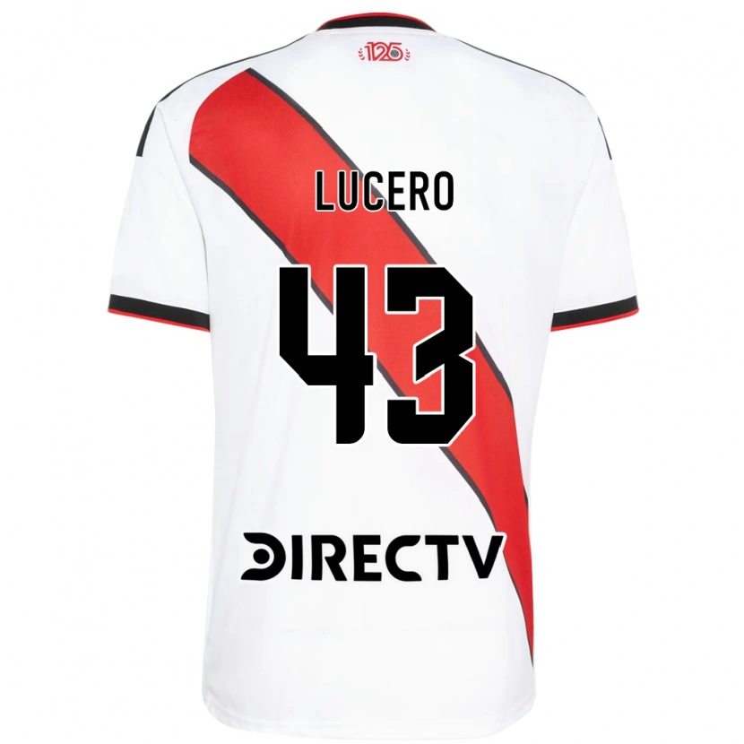 Danxen Mulher Camisola Valentín Lucero #43 Vermelho Branco Preto Principal 2026/27 Camisa