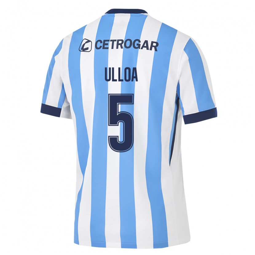 Danxen Mulher Camisola Camila Ulloa #5 Azul Claro Branco Preto Principal 2026/27 Camisa