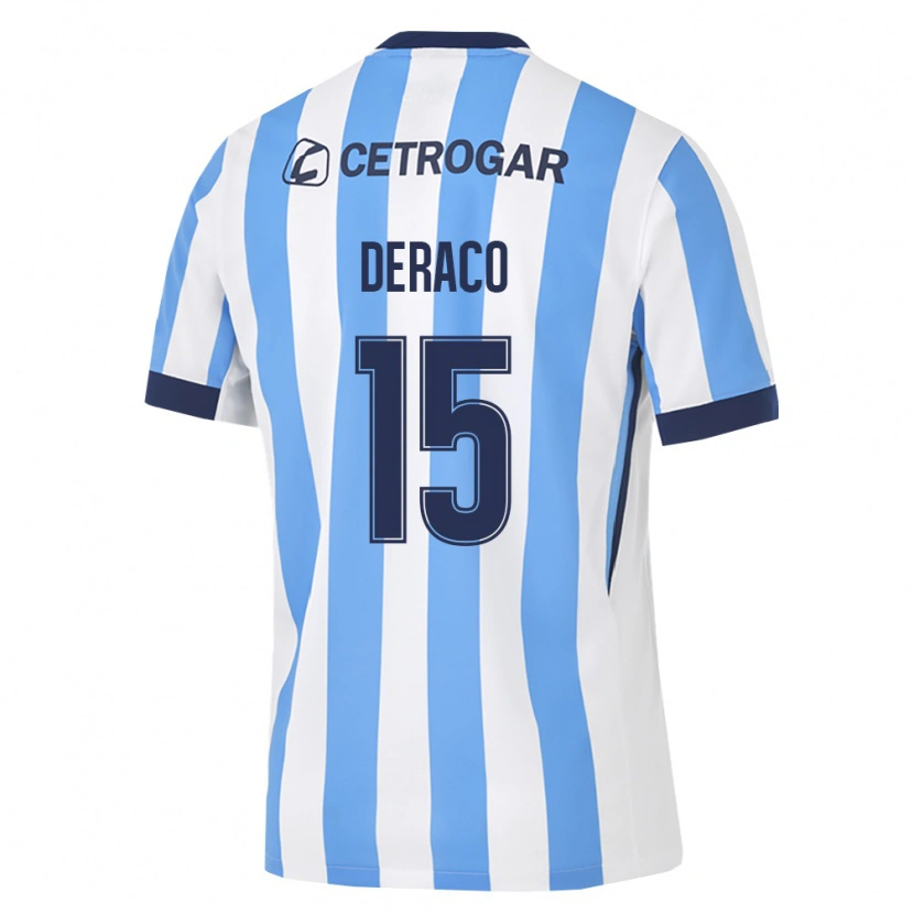 Danxen Mulher Camisola Dante Deraco #15 Azul Claro Branco Preto Principal 2026/27 Camisa