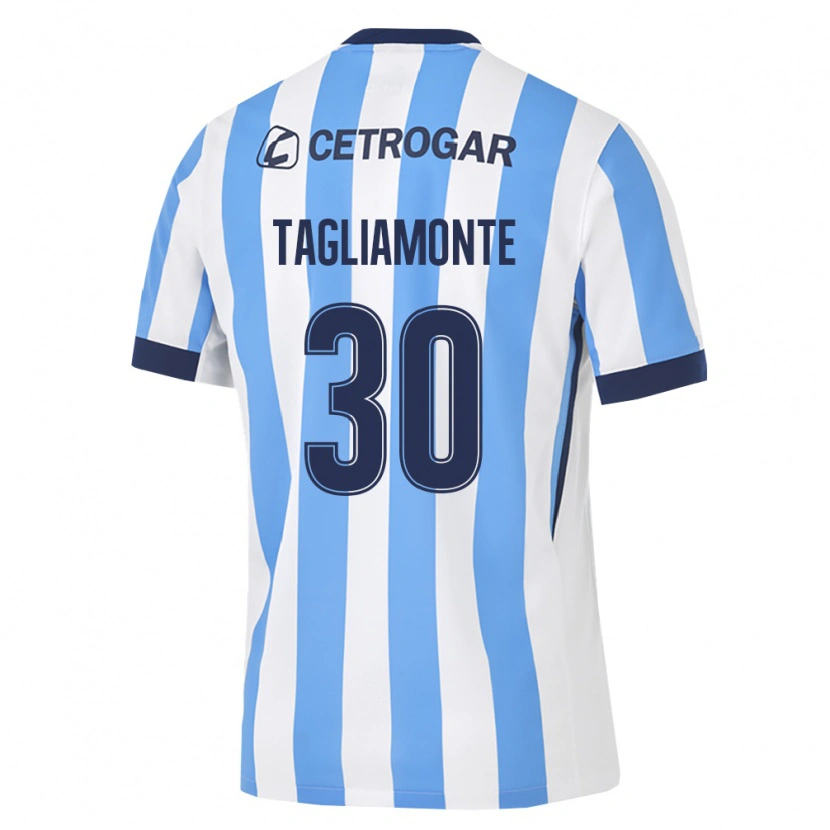 Danxen Mulher Camisola Matías Tagliamonte #30 Azul Claro Branco Preto Principal 2026/27 Camisa