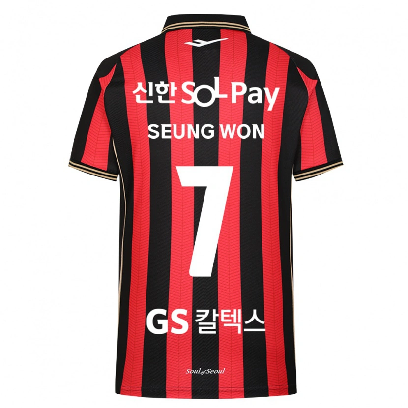 Danxen Mulher Camisola Seung-Won Jeong #7 Vermelho Branco Preto Principal 2026/27 Camisa
