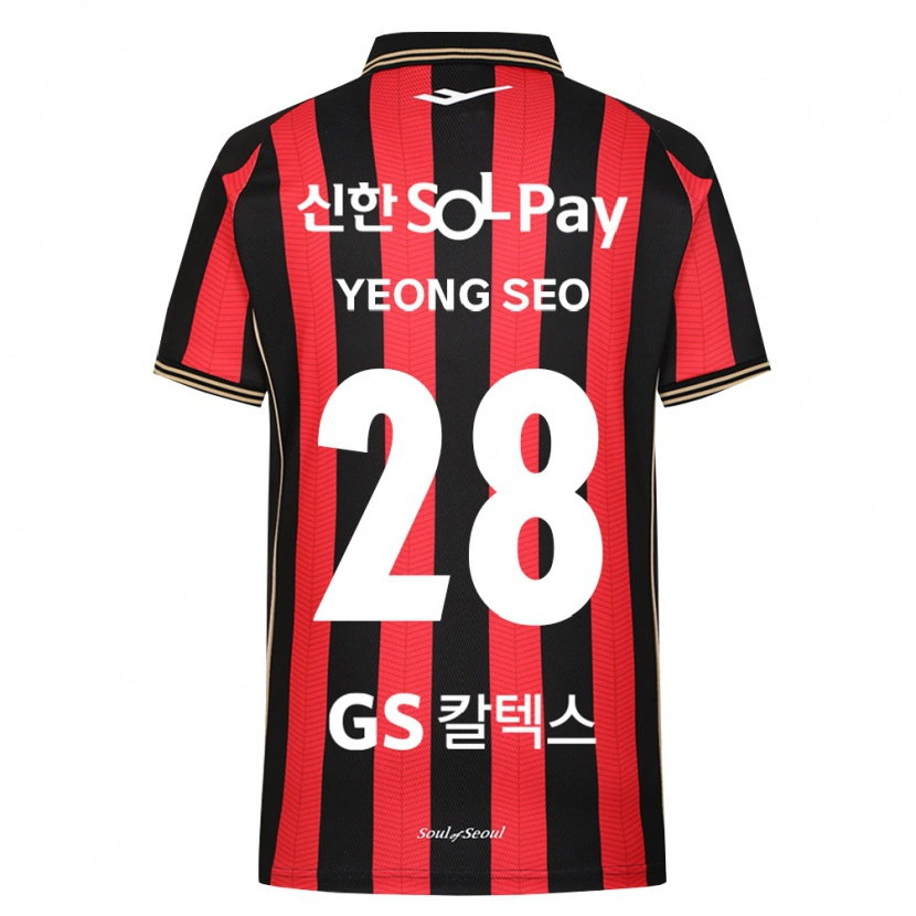 Danxen Mulher Camisola Yeong-Seo Lee #28 Vermelho Branco Preto Principal 2026/27 Camisa