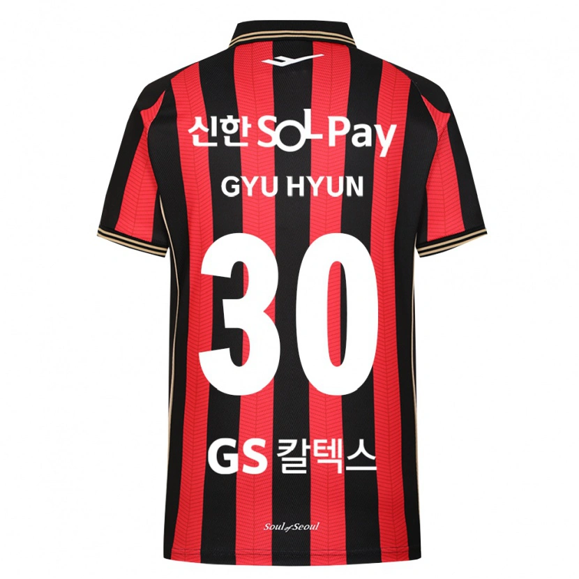 Danxen Mulher Camisola Gyu-Hyun Uhm #30 Vermelho Branco Preto Principal 2026/27 Camisa