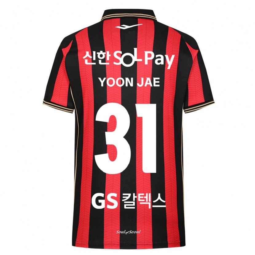 Danxen Mulher Camisola Yoon-Jae Kim #31 Vermelho Branco Preto Principal 2026/27 Camisa