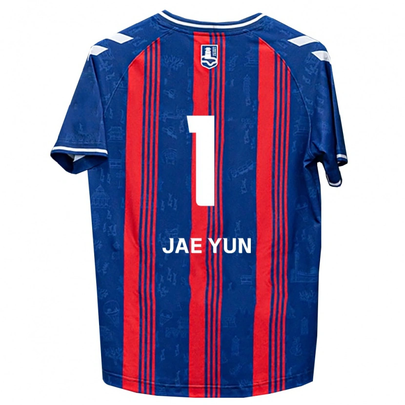 Danxen Mulher Camisola Jae-Yun Hwang #1 Azul Vermelho Branco Principal 2026/27 Camisa