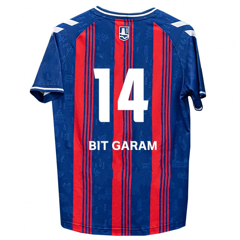 Danxen Mulher Camisola Bit-Garam Yoon #14 Azul Vermelho Branco Principal 2026/27 Camisa