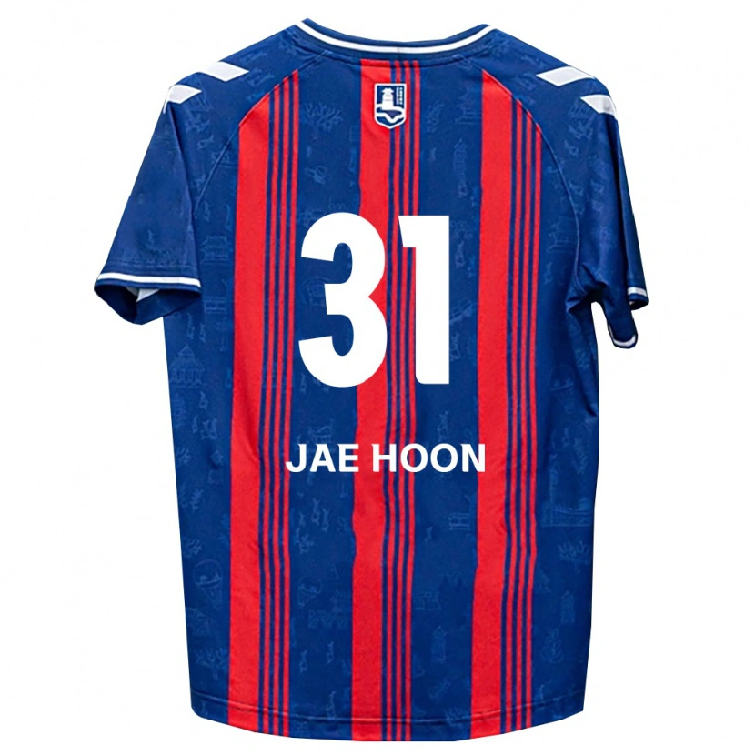 Danxen Mulher Camisola Jae-Hoon Lee #31 Azul Vermelho Branco Principal 2026/27 Camisa