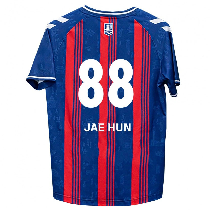 Danxen Mulher Camisola Jae-Hun Park #88 Azul Vermelho Branco Principal 2026/27 Camisa