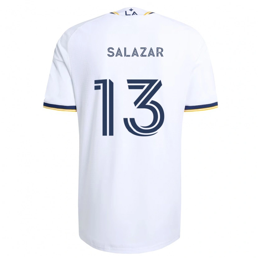 Danxen Mulher Camisola Giovanni Salazar #13 Azul E Branco Principal 2026/27 Camisa