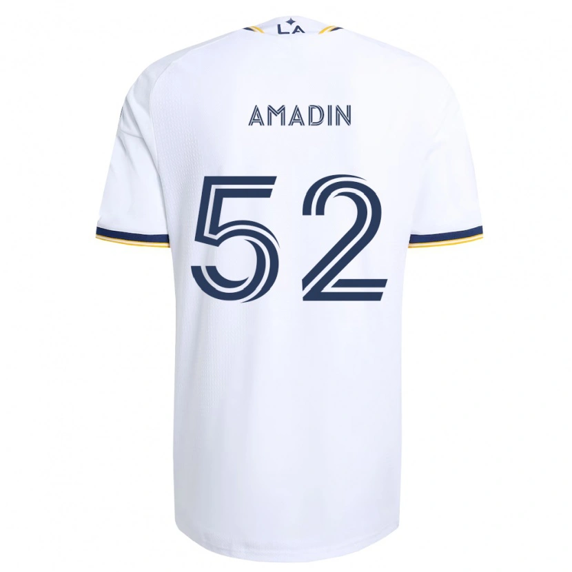 Danxen Mulher Camisola Elijah Amadin #52 Azul E Branco Principal 2026/27 Camisa
