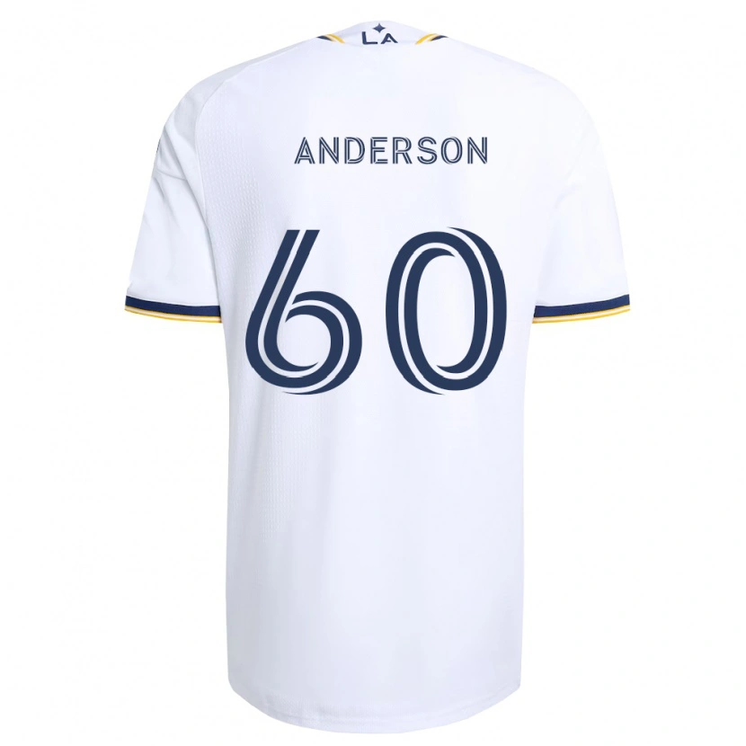 Danxen Mulher Camisola Nolan Anderson #60 Azul E Branco Principal 2026/27 Camisa