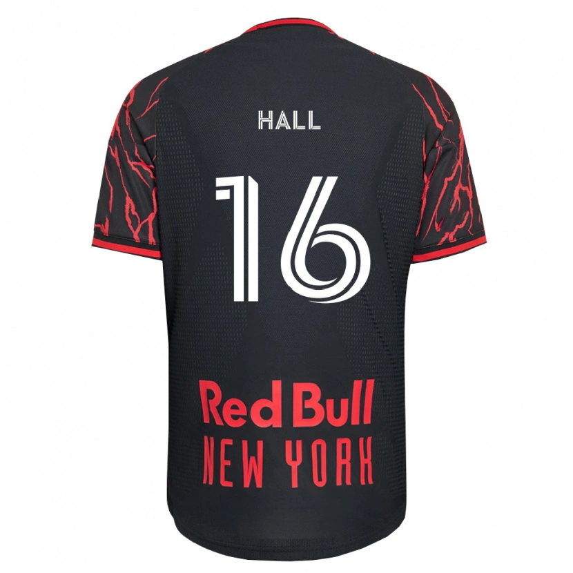 Danxen Mulher Camisola Julian Hall #16 Vermelho Preto Branco Principal 2026/27 Camisa