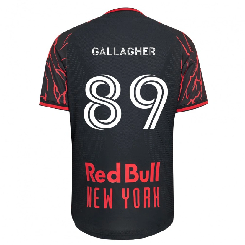 Danxen Mulher Camisola Christian Gallagher #89 Vermelho Preto Branco Principal 2026/27 Camisa
