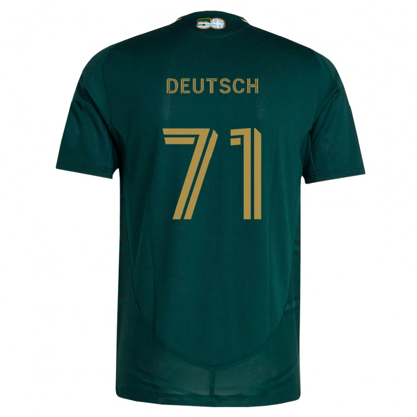 Danxen Mulher Camisola Maverick Deutsch #71 Verde Escuro Marrom Principal 2026/27 Camisa