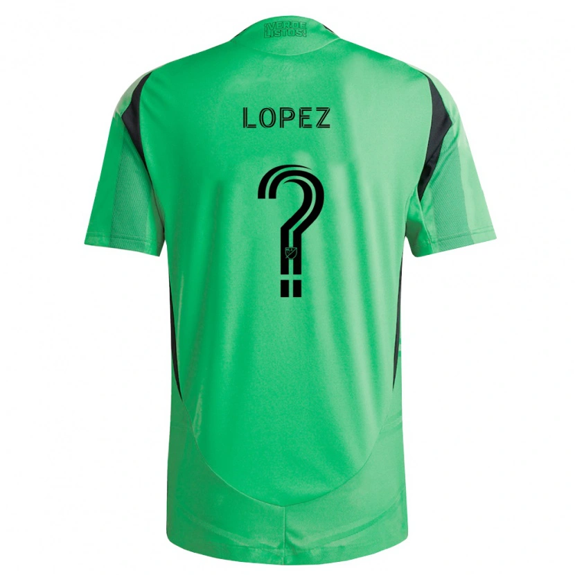 Danxen Mulher Camisola Eric López #0 Verde Esmeralda Preto Principal 2026/27 Camisa