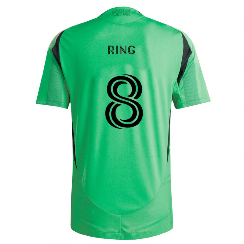 Danxen Mulher Camisola Alexander Ring #8 Verde Esmeralda Preto Principal 2026/27 Camisa