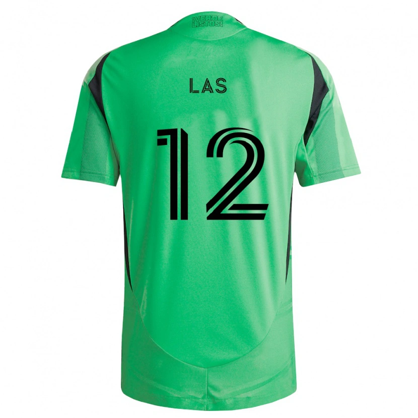 Danxen Mulher Camisola Damian Las #12 Verde Esmeralda Preto Principal 2026/27 Camisa